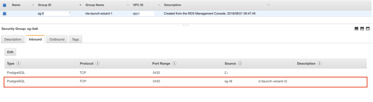 Allow EC2 to connect to the RDS instance